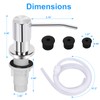 Soap Dispenser Kitchen Sink, Sink Soap Dispenser, 47" Extension Tube