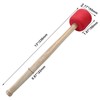 Zorveiio 2Pcs Bass Drum Mallets 13" Length EVA Foam Head