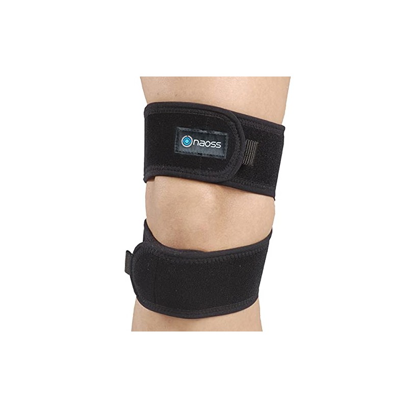 Knee Rescue Walk Knee Supporter, Black, One Size Fits Most