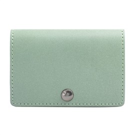 DomTeporna Small Wallet, Genuine Leather, Italian Leather, Compact Tri-Fold, Mini Wallet, With Coin Pocket, Men's, Women's