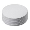 Kozelo 50 Pcs Sanding Discs Hook and Loop Backing - [6 Inch x 240 Grits] Aluminum Oxide White Sandpapers for Orbital Sander Round Sanding Papers
