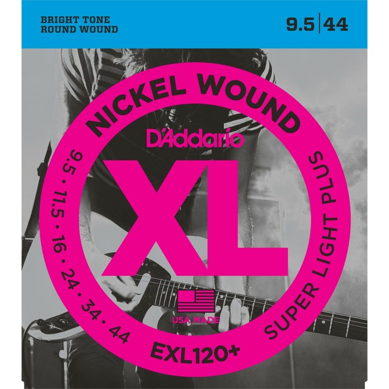 D'Addario EXL120+ Electric Guitar Strings Super Light Plus D'Addario 9.5