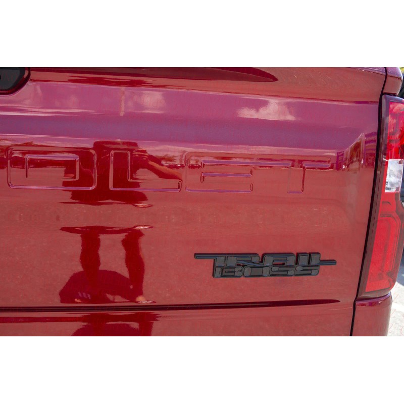 speedzone 2PCS Black 2000-2021 Silverado Z71 Trailboss Emblem Badge Nameplate