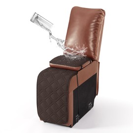 VANSOFY 1-Piece Extra Large Additional Recliner Console Cover, Console Covers for L Shape Sectional Sofa Corner Seater Cover for Pets, Dogs(Additional Console Cover, Chocolate)