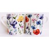Wildflowers Meadow Mugs Set 2 Balmoral Fine Bone China Multi