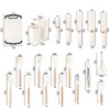 Kitchen Cooking Utensils and Knife Set with Holder Block, 19