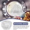 EXCEART Large Drawstring Mesh Laundry Bag Durable Polyester Wash Bag