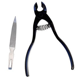 Furusawa Seisakusho Furusawa Nail Beauty Black HUN-03 Nail Clippers x 1, Nail File x 1