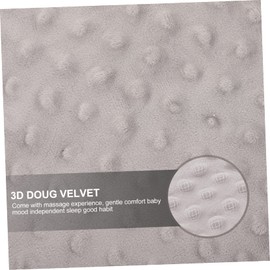 BIUDECO Soothing Towel Soft Newborn Comforting Towel for Sleep and Play Shower in Grey