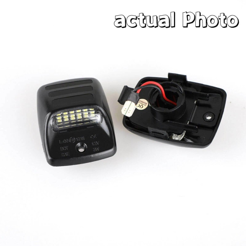 Unbranded RED OLED TUBE Rear LED License Plate Light Kits