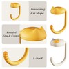 SamHeng Cat Bag Hooks for Table, 4 Pcs Cartoon Kitten