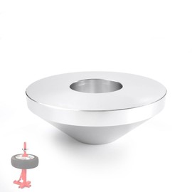 Manual Tire Changer Centering Cone, Billet Aluminum Upgrade Large Wheel Hold Down Cone Fits Up to 4.4" Hub Opening 1.67" Diameter Center Post Car Truck