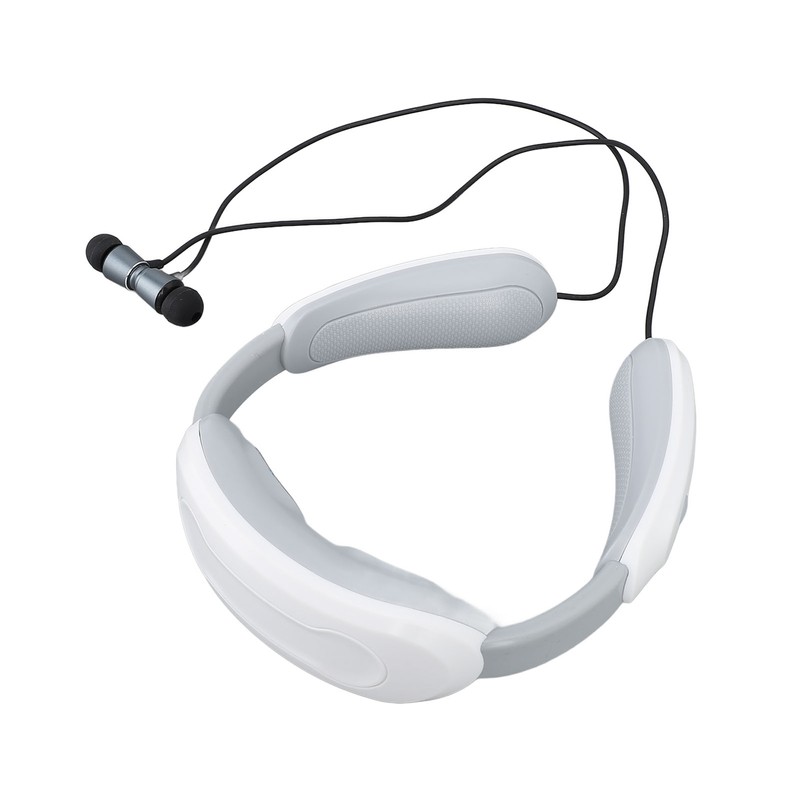 Portable Neck Massager Multifunction Electric Pulse Bluetooth Headset Relieve Fatigue