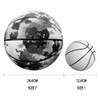 MINDCOLLISION Mini Basketball, Solid Color without Logo, Absorbent Soft Leather,