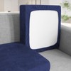 Teynewer Sofa Seat Cushion Cover, Sofa Cushion Slipcovers Stretch Velvet,