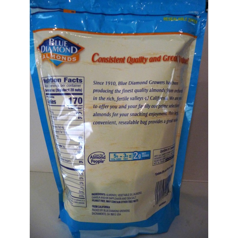 Blue Diamond REDUCED BLUE DIAMOND RSTD. SLTED ALMONDS-ONE-19