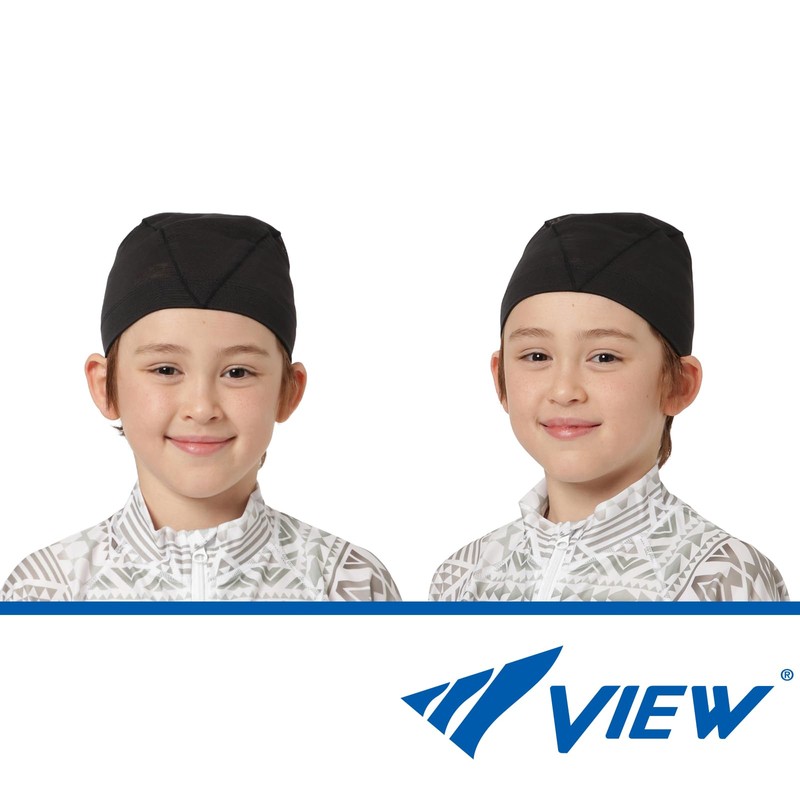 View Mesh Swimming Cap V-8205 Black M