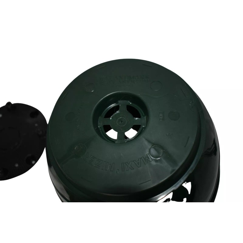 Landmark Plastics 12" GREEN Plastic Hanging Baskets {Set of 10}