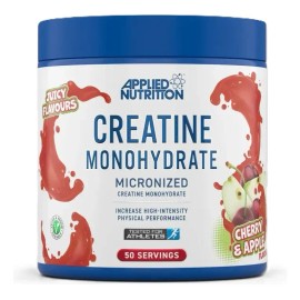 Creatina Monohidrato Applied Nutrition Polvo 50 Porciones Sabor Cereza Manzana