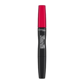 Rimmel London Provocalips Long-Lasting Formula 2 Step Lipstick for Full Colour and Vinyl Shade 500 Kiss The Town Red 2.3ml