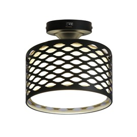 Facon 8-1/2'' LED RV Pendant Dining Table Light with Switch, Decorative Fabric RV Dinette Light Fixture, 12V DC Interior Light for RV Motorhome Camper Trailer, 4000K Cool White