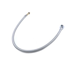 Semetall 24 Inch Faucet Water Supply Lines 2 Pack Stainless Steel Faucet Supply Lines Connector,Braided Supply Hose 1/4 Inch Female Compression Thread x M10 Male Connector