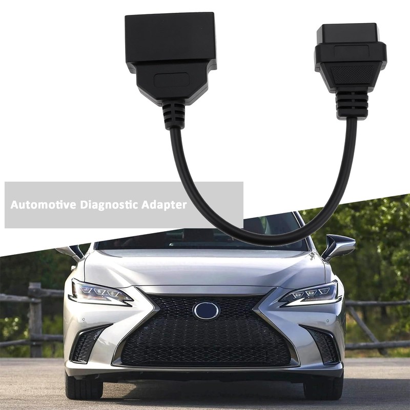 YINETTECH 22 Pin OBD1 to 16 Pin OBD2 Convertor Adapter