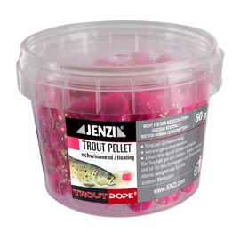Jenzi Forellenteig Trout Pellets knetbar, red-magenta