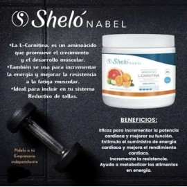 4 Pack L-carnitina / Quemador De Grasa/ Sheló Nabel + Regalo