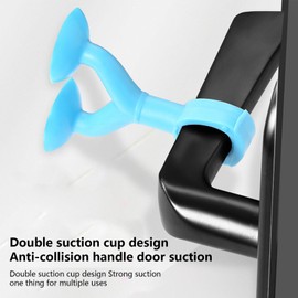 Anti Collision Doorknob Stopper,Wall Protector Anti Collision Stopper | -SSilicone Anti-Collision Door Stopper for Offices, Bedrooms, Bathrooms