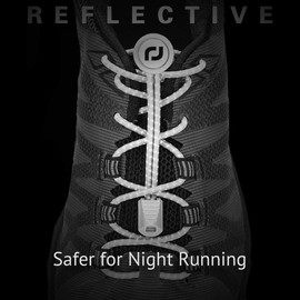 RJ-Sport Elastic Quick Release Shoelaces, Fast Lacing System for Unique Comfort and Strong Hold, white