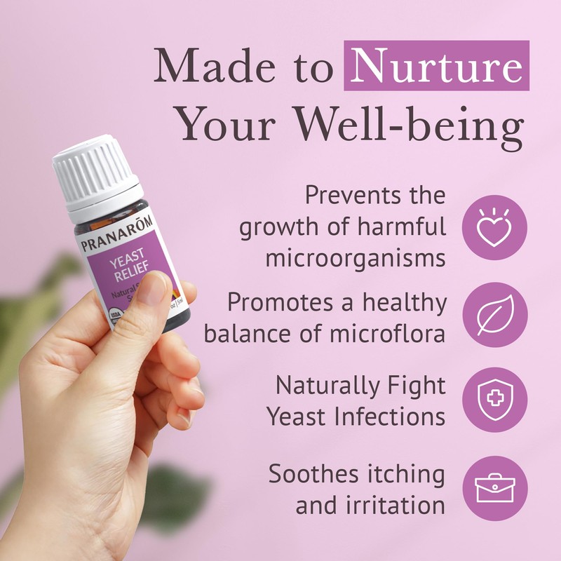 Pranarom - Yeast Relief Wellness Blend 5ml - Aromatherapy with