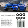 Exhaust Manifold Stud Nut Kit 800910550 Replacement for Subaru Legacy