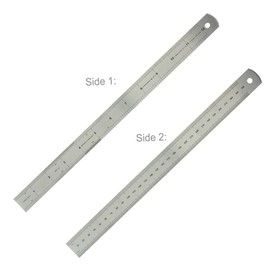Moore and Wright ER112 Traditional Engineers Steel Rule 300mm / 12"