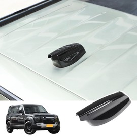 Bekantogy Car Shark Fin Antenna Cover Compatible with Land Rover Defender 90 110 130 2020-2024 Roof Antenna Cover ABS Shark Fin Aerial Antenna Decorative Cover (Black)
