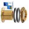 Tecuro Water Butt Connector Brass with 3/4 Inch Connection for
