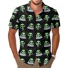 GEPOS Alien Hawaiian Shirts for Unisex, UFO Casual Button Down