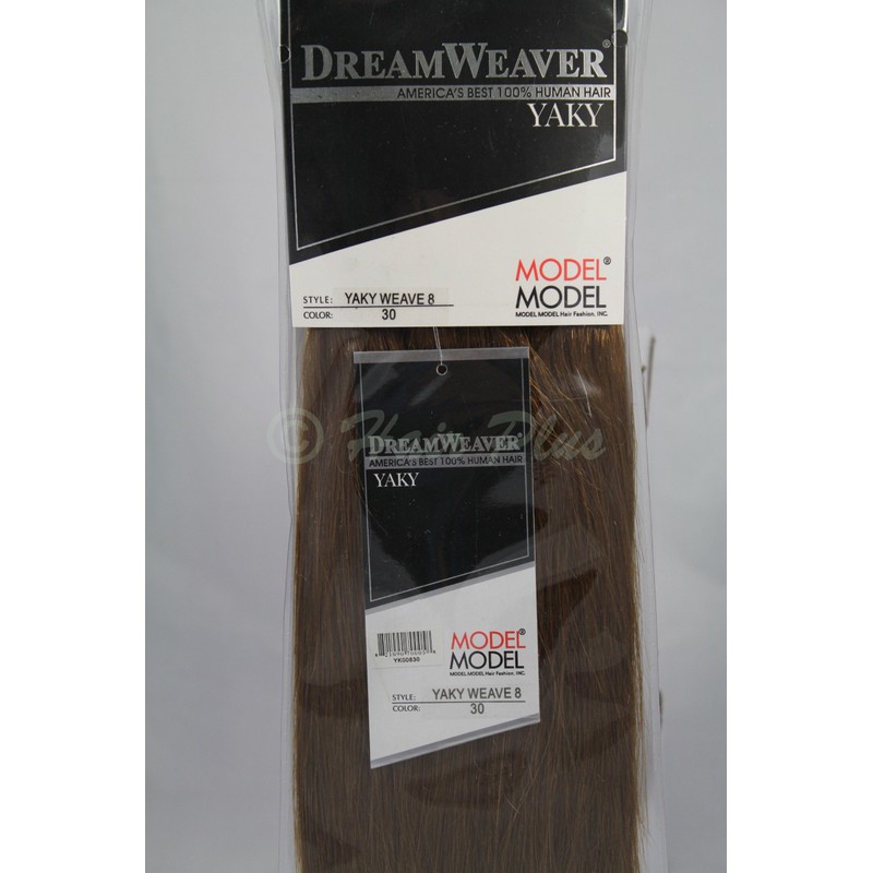 Model Model DreamWeaver Yaky 100% Human Hair (8 Inch, 30)