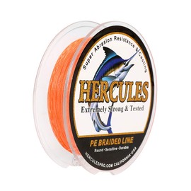 Hercules Super Cast 100 m - 2000 m 109-2196 Yards Braided Fishing Line 6 lb - 100 lb Test for Saltwater Freshwater PE Braid Fish Wire Superline 4 Strands