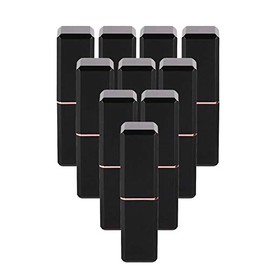 ANGGREK 10pcs DIY Cosmetic Lipstick Tubos vacíos Tubos de contenedores de lápiz labial hechos a sí mismos Tubos