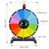 Voilamart 12 Inch Spinning Wheel for Prizes，12 Slots Tabletop Spinning