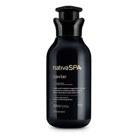 Nativa Spa Caviar Body Lotion by O Boticario | 30 Hours Of Hydration | Loção Hidratante | Fragranced Skin Moisturizer with Purified Quinoa Drops (13.5 fl oz)