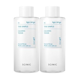Scinic The Simple Calming Toner Double Plan (300ml+300ml) / 싸이닉 더 심플 카밍 토너 더블 기획 (300ml+300ml)