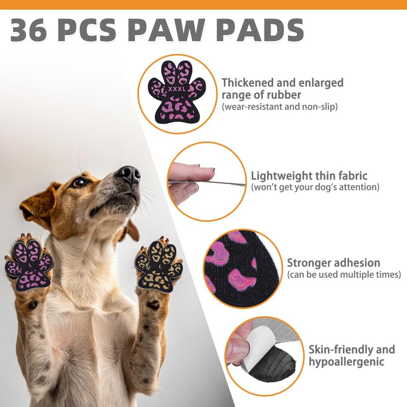 KOOLTAIL Anti-Slip Dog Paw Protector Gripper Traction Pads for Hot