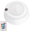 LUXSWAY Battery Powered Ceiling Light, Dimmable Shower Light with Remote,