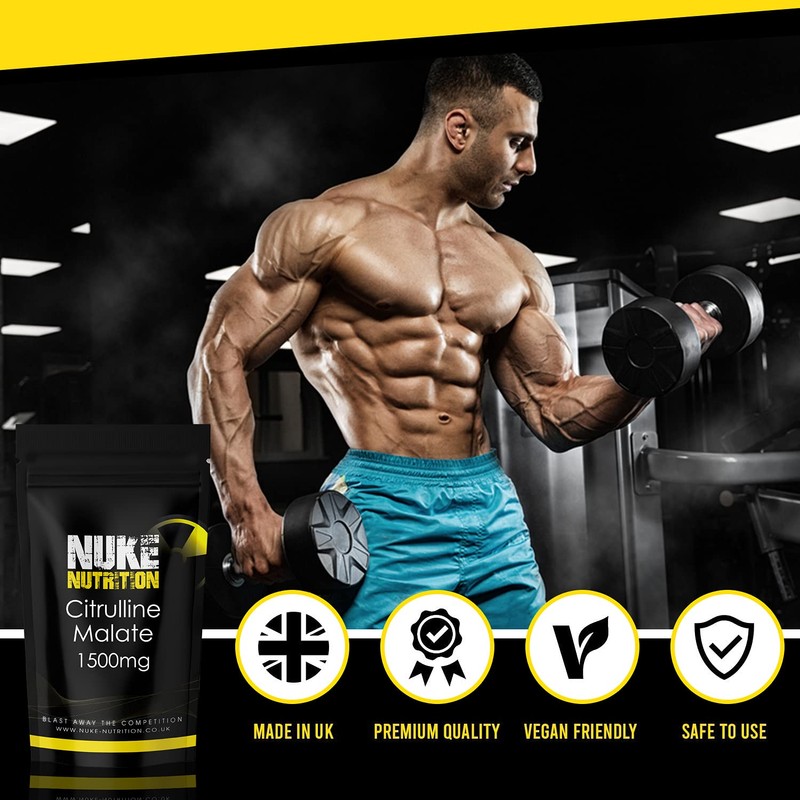Nuke Nutrition L Citrulline Malate Capsules | 120 Capsules |
