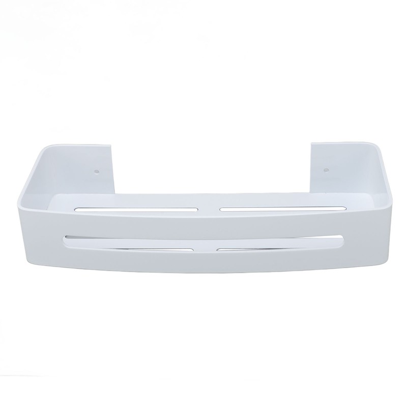 Wall Mount Bathroom Shelf Shower Bath Rack Single Layer Space