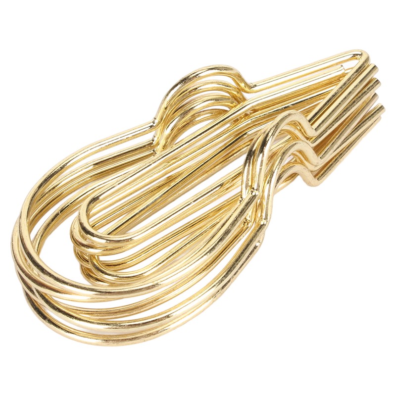 50Pcs Metal Pen Clips Multifunction Strong Clamping Force Electroplated Pen