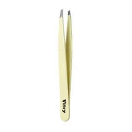 Vitry Coloured Slicker Tweezers Pocket Slanting Tips, Pack of 1