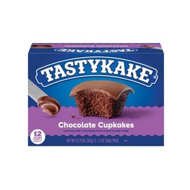 Tastykake Chocolate Cupcakes Snack Cakes with Chocolate Frosting - (Pack of 2)